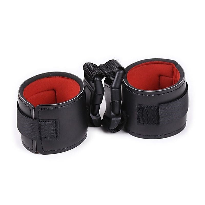 Collar With Hand Cuffs by BDStyle - Cuffs and Restraints