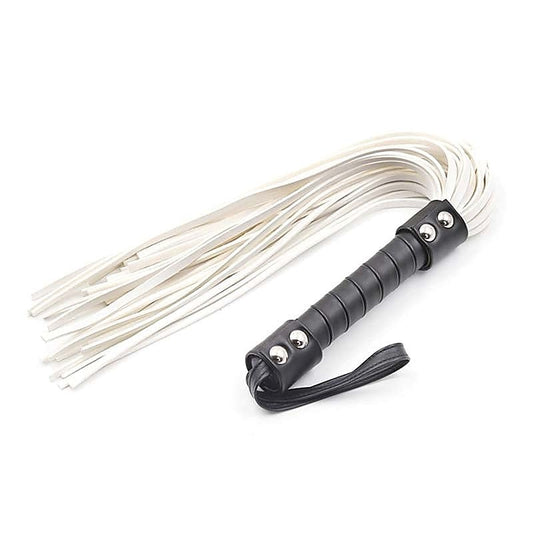 Araneae White Tip Whip by BDStyle - Whips And Crops