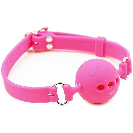Full Silicone Breathable Ball Bondage Gag Pin by BDStyle - Bondage Gags and Bits