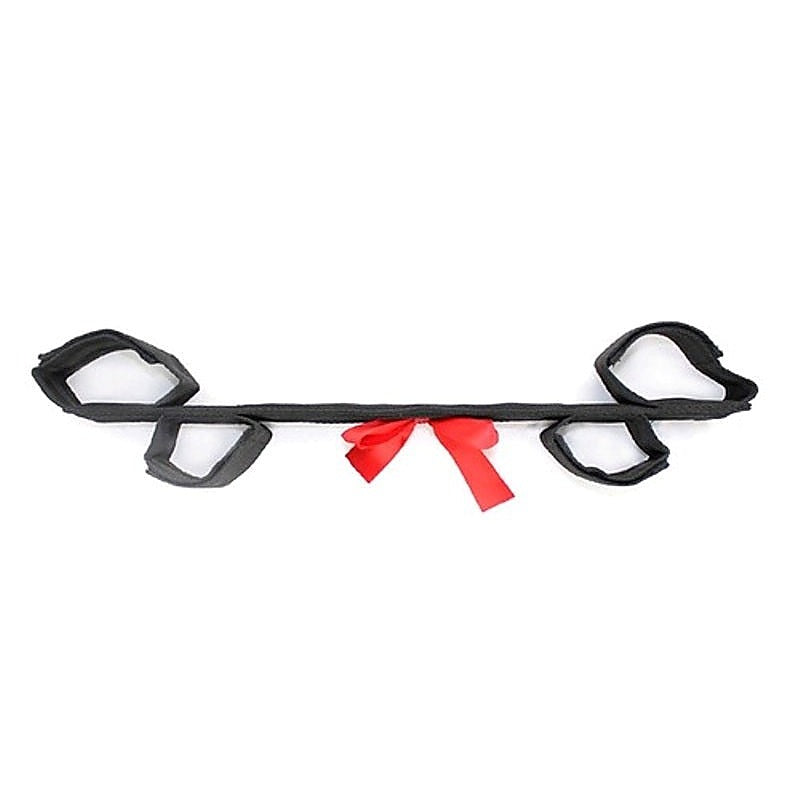 Velcro Ankle to Wrist Restraints with Bowknot by BDStyle - Cuffs and Restraints