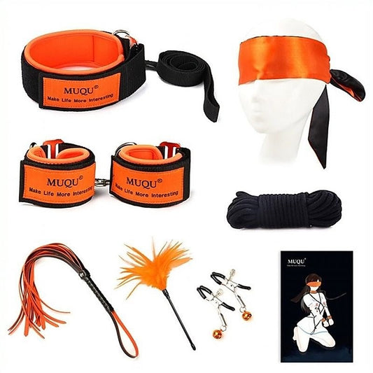 Orange Color Bondage Kit by BDStyle - Bondage Kits