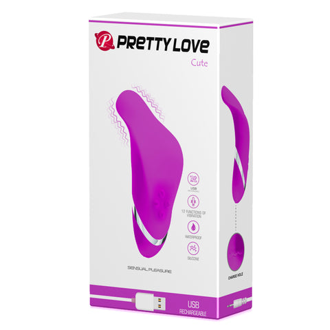 Baile Cute Rechargeable Lay-on G Spot Vibrator - G-Spot Vibrators