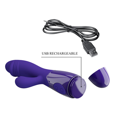 Baile Pretty Love Snappy Youth Rechargeable Rabbit Vibrator - Rabbit Vibrators