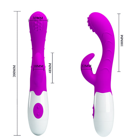 Baile Arthur G-Spot Silicone Rabbit Vibrator - Rabbit Vibrators