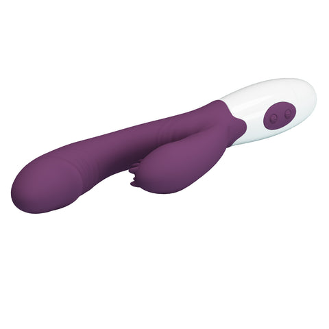 Baile Pretty Love Andre Silicone Dual Rabbit Stimulator G Spot Clitoral - Rabbit Vibrators