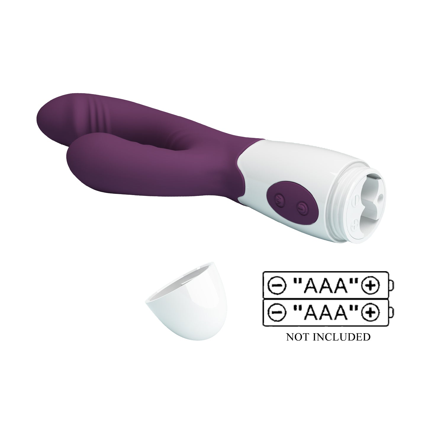 Pretty Love Andre Silicone Dual Rabbit Stimulator - - Rabbit Vibrators