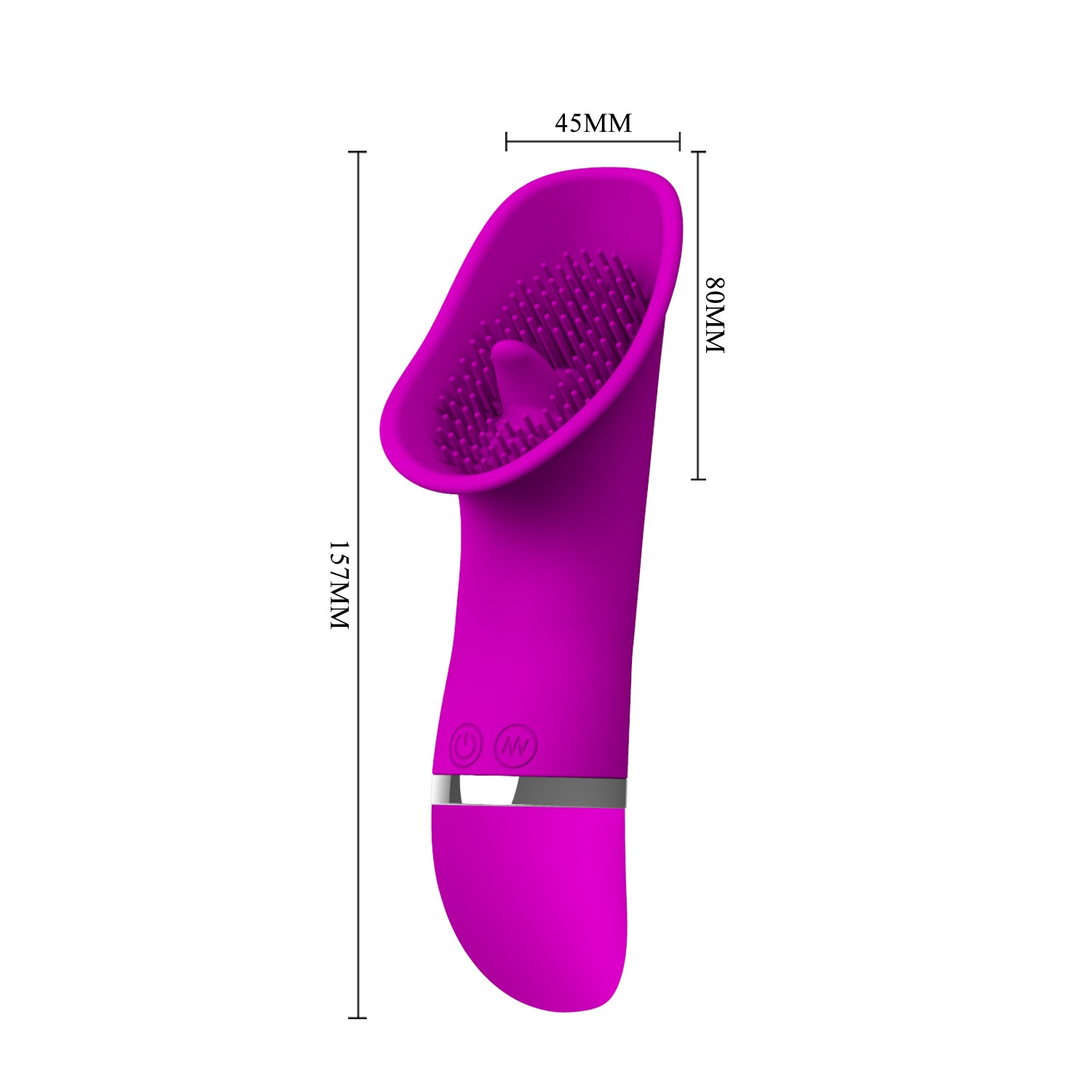 Baile Rudolf Flexible Textured Teasers Clitoral Vibrator - Clit Ticklers and Pulsators