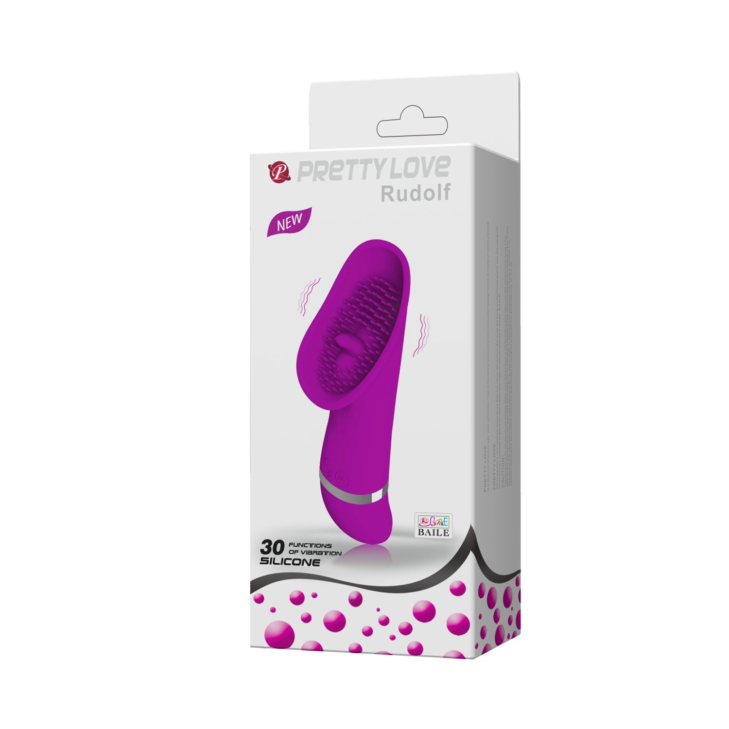 Baile Rudolf Flexible Textured Teasers Clitoral Vibrator - Clit Ticklers and Pulsators