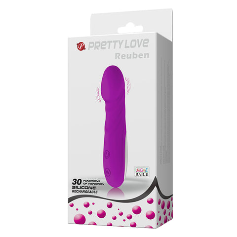 Baile Reuben Petite Rechargeable Silicone G Spot Massager - G-Spot Vibrators