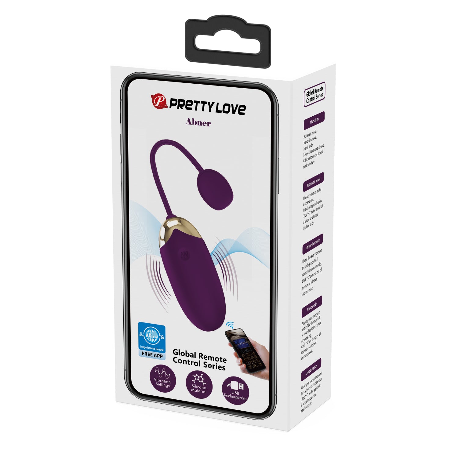 Baile App Control Abner Love Egg Vibrators - - Love Eggs and Kegel Exercisers