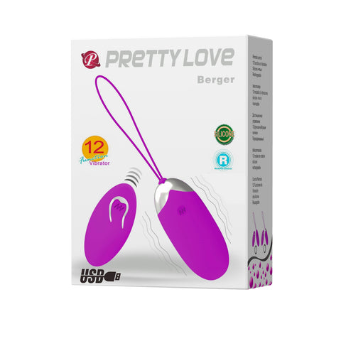 Baile Berger Remote Controlled Vibrating Egg Massager - Love Eggs and Kegel Exercisers