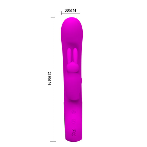 Pretty Love Webb Rechargeable 12 Functions Rabbit Vibrator Dual Motor Design - Rabbit Vibrators