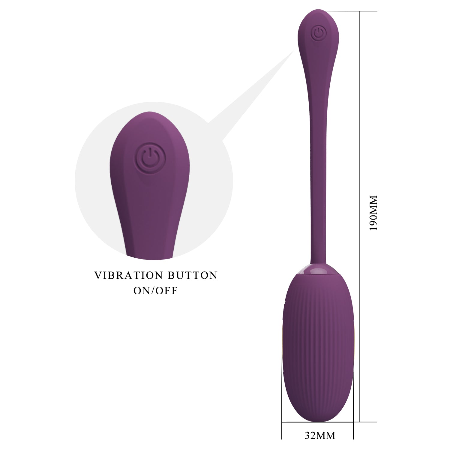 Baile Doreen App Control Love Egg Vibrators - - Love Eggs and Kegel Exercisers