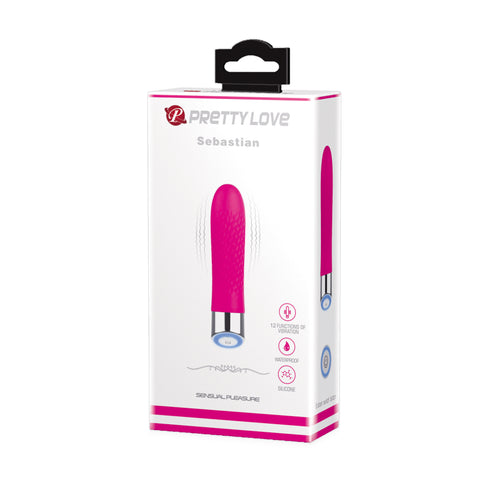 Baile Sebastian Textured Silicone Bullet Vibrator - Bullet Vibrators