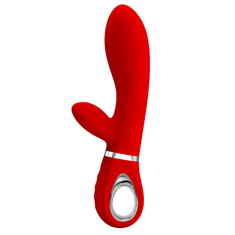 Baile Pretty Love THOMAS Soft Silicone Rabbit Vibrator G Spot Memory Function - Rabbit Vibrators