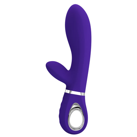 Baile Pretty Love THOMAS Soft Silicone Rabbit Vibrator G Spot Memory Function - Rabbit Vibrators