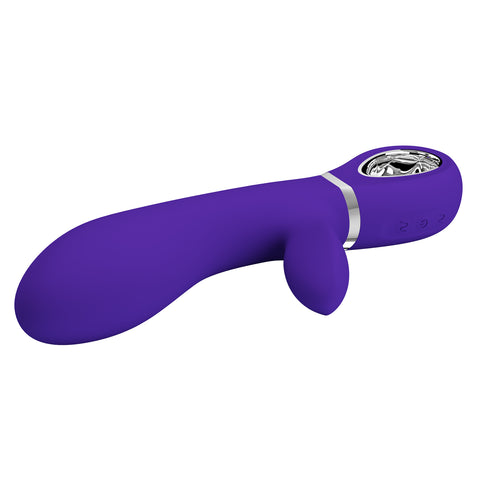 Baile Pretty Love THOMAS Soft Silicone Rabbit Vibrator G Spot Memory Function - Rabbit Vibrators