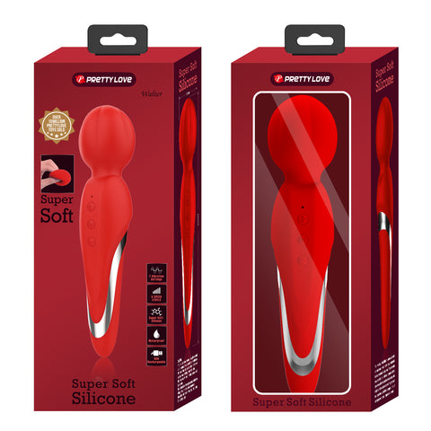 Baile Pretty Love WALTER Super Soft Silicone Wand Massager with 7 Functions - Body Wands