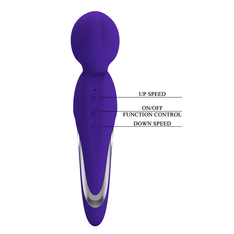 Baile Pretty Love WALTER Super Soft Silicone Wand Massager with 7 Functions - Body Wands