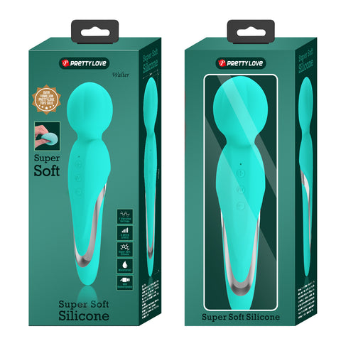 Baile Pretty Love WALTER Super Soft Silicone Wand Massager with 7 Functions - Body Wands