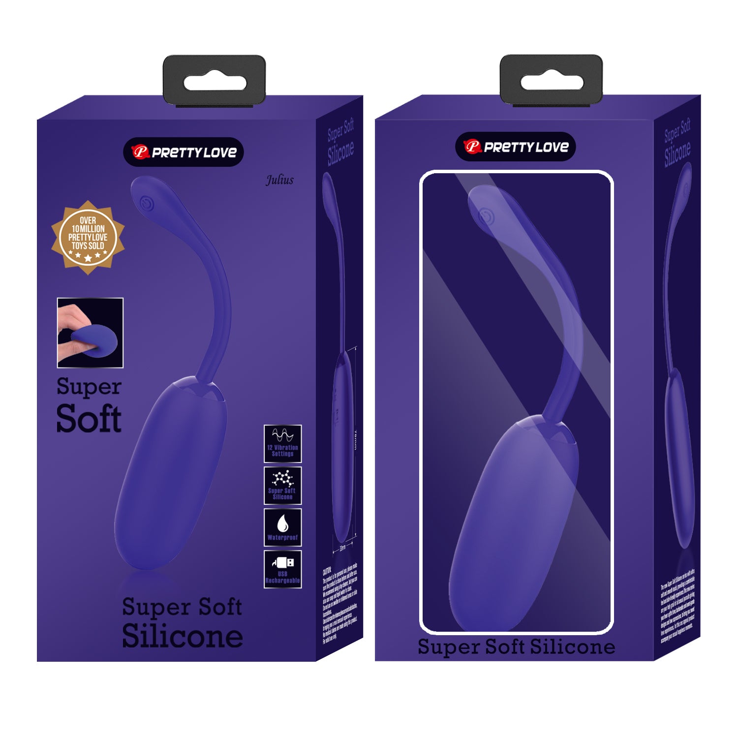 Baile Pretty Love JULIUS Silicone Bullet Massager - - Love Eggs and Kegel Exercisers