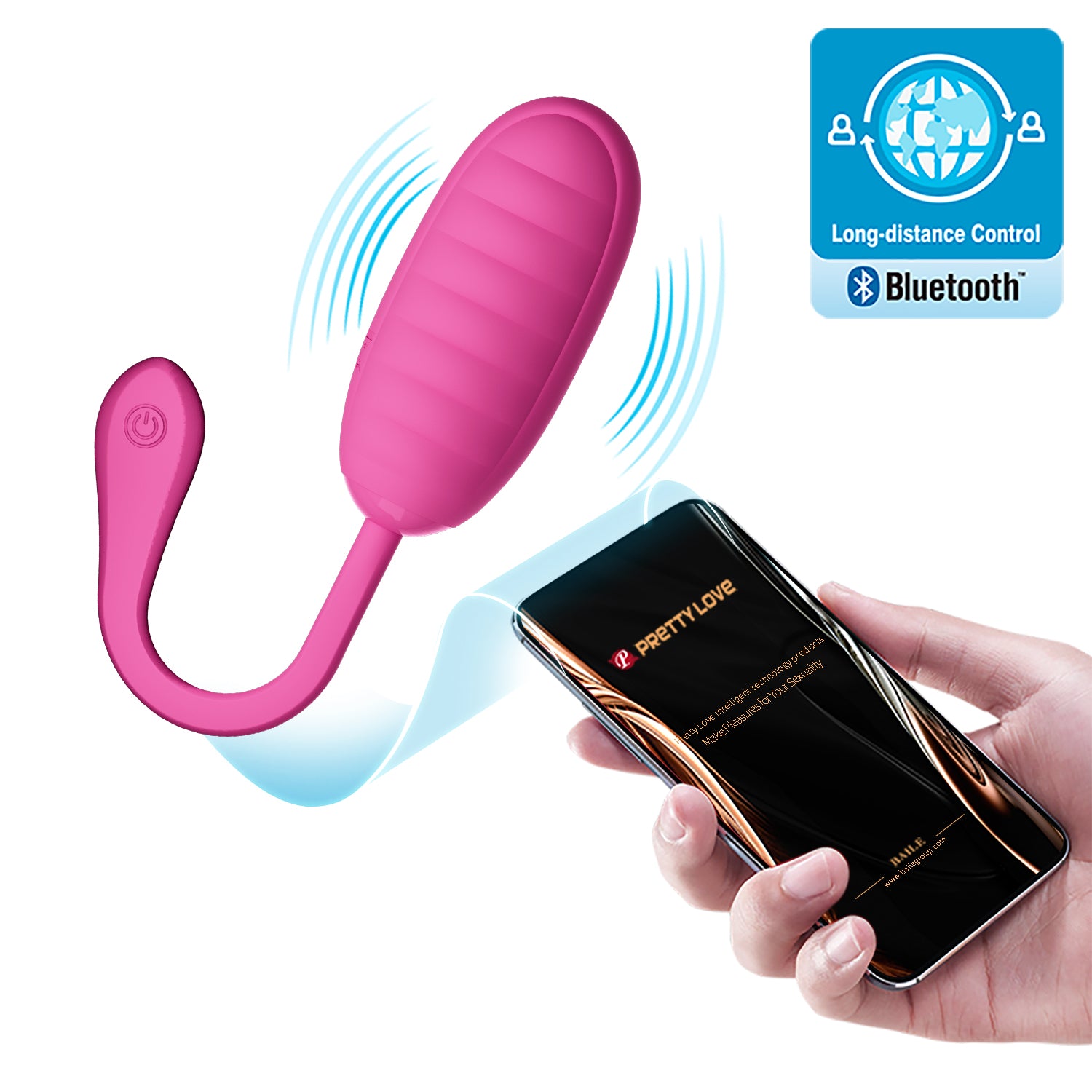 Baile Catalina App Controlled Vibrating Egg Massager - Love Eggs and Kegel Exercisers