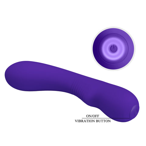 Baile Pretty Love Matt 12 Functions G Spot Vibrator Memory Function - G-Spot Vibrators