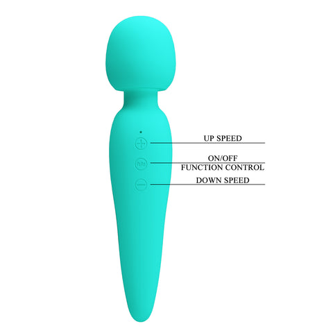Baile Pretty Love MEREDITH Silicone Body Wand Vibrator with Memory Function - Body Wands
