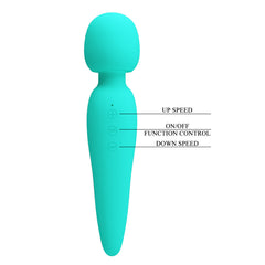 Baile Pretty Love MEREDITH Silicone Body Wand Vibrator - - Body Wands