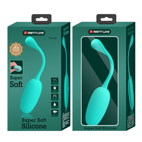 Baile Pretty Love KNUCKER Silicone Egg Vibrator with Memory Function - Love Eggs and Kegel Exercisers