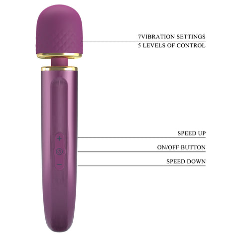 Baile Pretty Love Super Powerful Body Wand Massager with 35 Vibration Settings - Body Wands