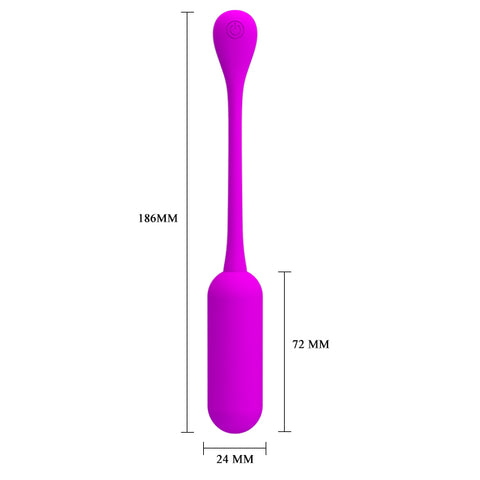 Baile Lechies USB Rechargeable Remote Control Egg Vibrator - Love Eggs and Kegel Exercisers