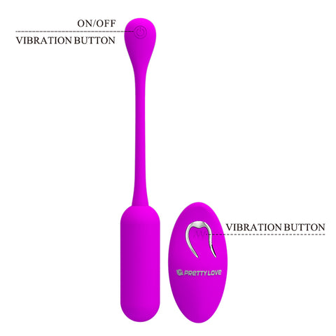 Baile Lechies USB Rechargeable Remote Control Egg Vibrator - Love Eggs and Kegel Exercisers
