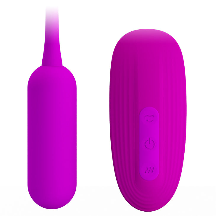 Baile Curupira Remote Control Sucking Silicone Egg Vibrator - Love Eggs and Kegel Exercisers