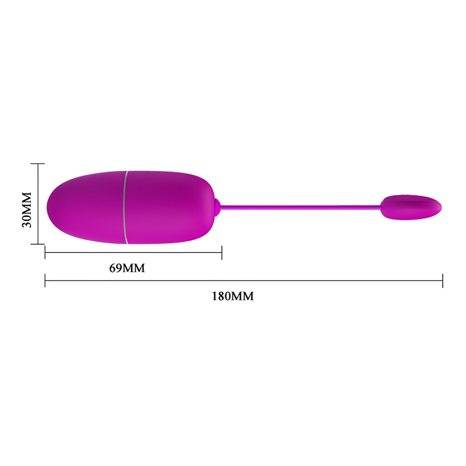 Baile Nymph Mobiel App Control 12 Function Egg Massager - Love Eggs and Kegel Exercisers