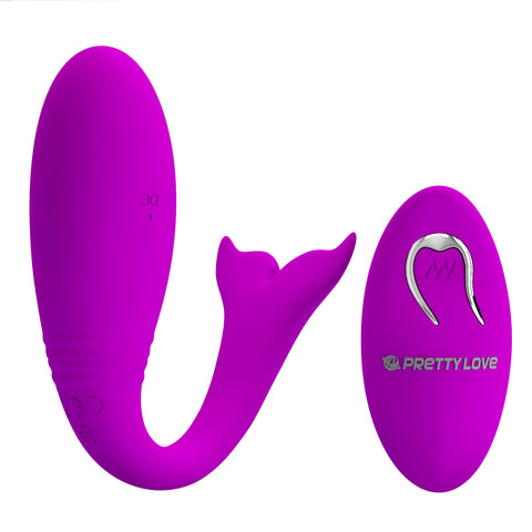 Baile Jordyn Whale Remote Control Couples Vibrator - Sex Toys For Couples