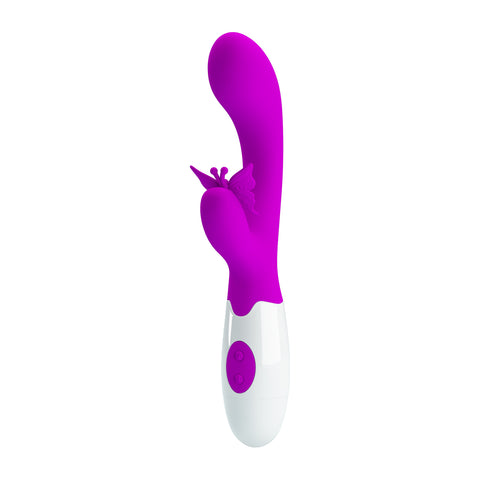 Pretty Love Butterfly Kiss 30 Functions Rabbit Vibrator Dual Stimulation - Rabbit Vibrators