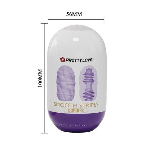 Baile Smooth Stripes Cupid X Male Masturbator Sleeve - Masturbators and Strokers