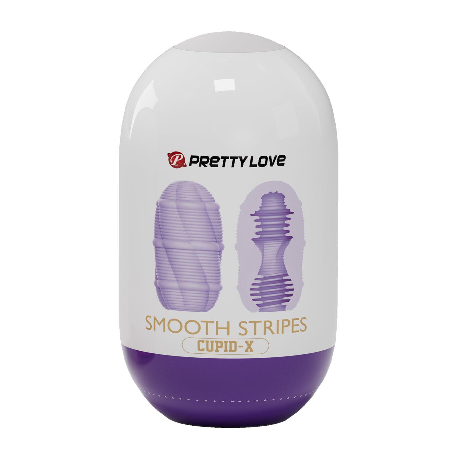 Baile Smooth Stripes Cupid X Male Masturbator Sleeve - Masturbators and Strokers