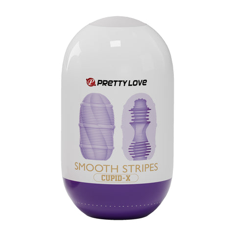 Baile Smooth Stripes Cupid X Male Masturbator Sleeve - Masturbators and Strokers