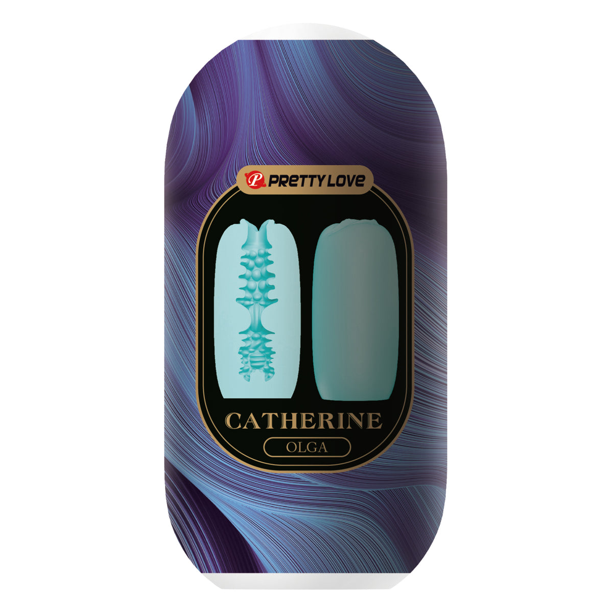 Pretty Love Catherine Olga Egg Masturbator - Blue - Masturbators and Strokers