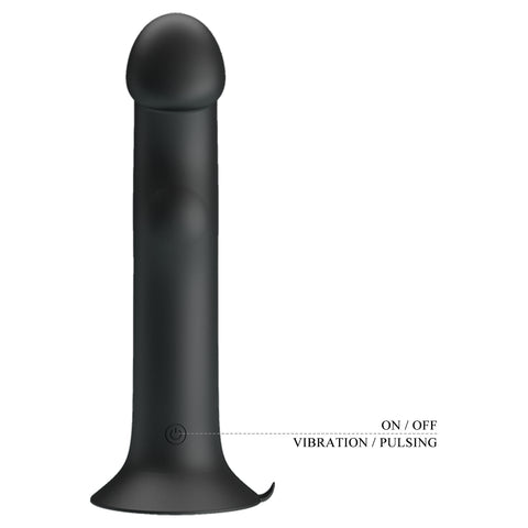 Baile Murray Vibrating and Pulsating Silicone Dildo - Vibrating Dildos