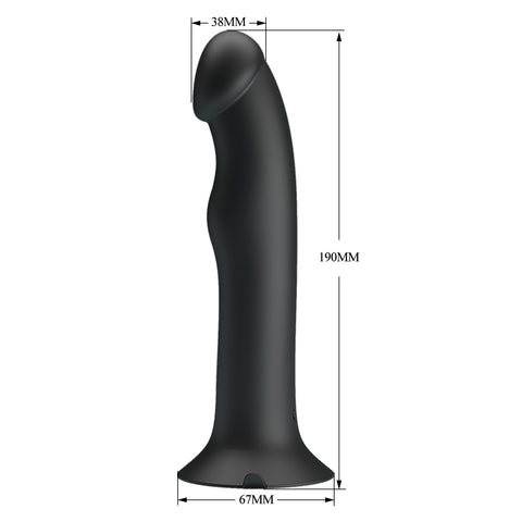 Baile Murray Vibrating and Pulsating Silicone Dildo - Vibrating Dildos