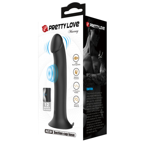 Baile Murray Vibrating and Pulsating Silicone Dildo - Vibrating Dildos