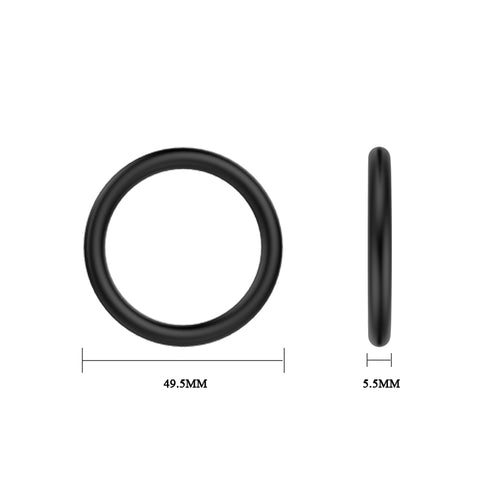 Baile Pretty Love RUBBER SET Mens Cock Ring Set - Cock Ring Sets