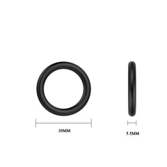 Baile Pretty Love RUBBER SET Mens Cock Ring Set - - Cock Ring Sets