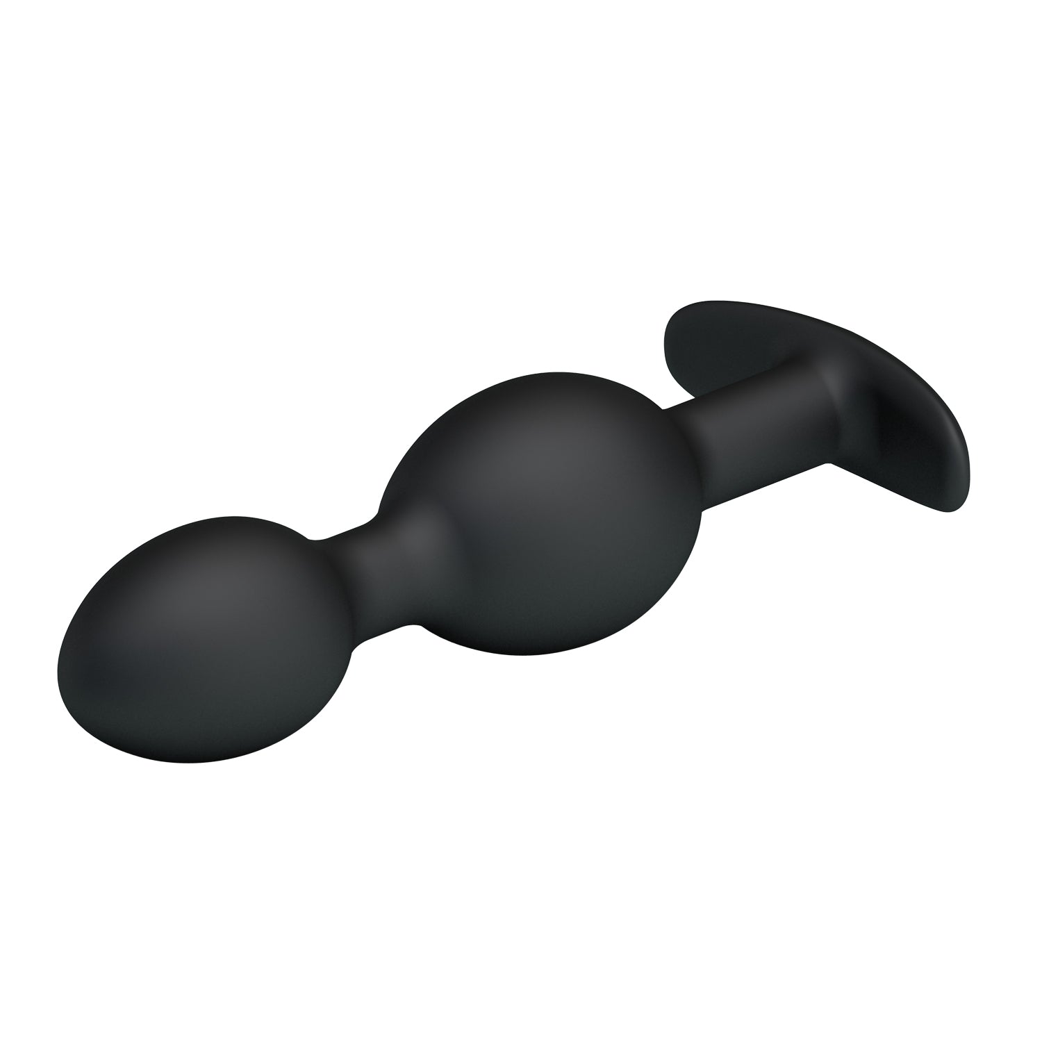 Pretty Love Silicone Anal Balls Butt Plug Black - - Butt Plugs