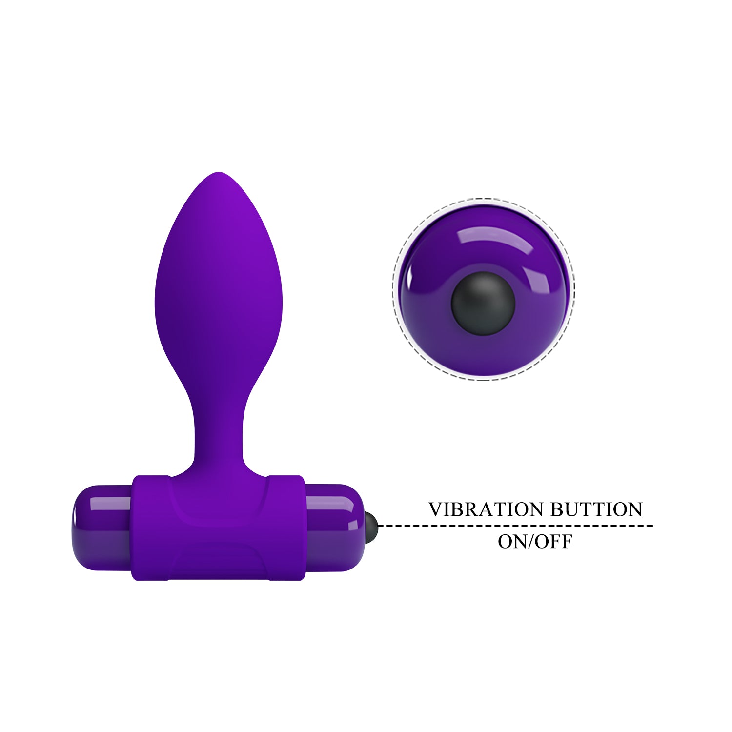 Pretty Love 10 Functions Vibrating Butt Plugs - - Butt Plugs
