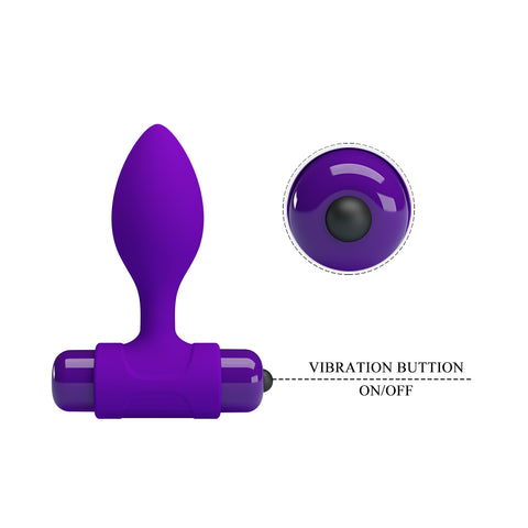 Baile Pretty Love 10 Functions Vibrating Butt Plugs with Removable Bullet - Butt Plugs