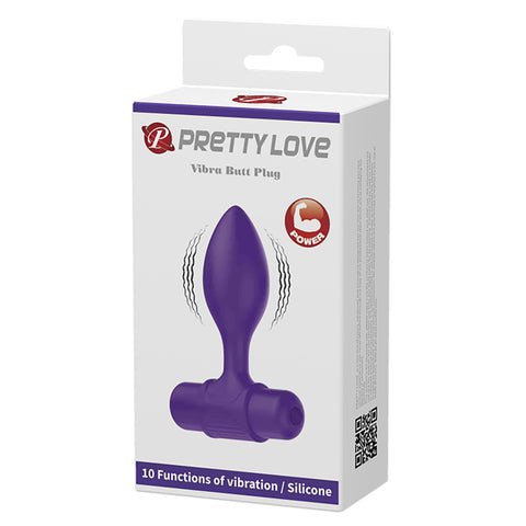Baile Pretty Love 10 Functions Vibrating Butt Plugs with Removable Bullet - Butt Plugs